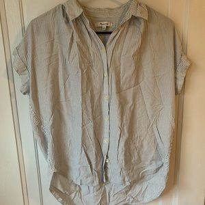 Madewell short sleeve button-down shirt